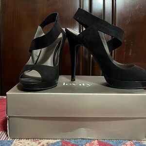 5inch strappy suede heels